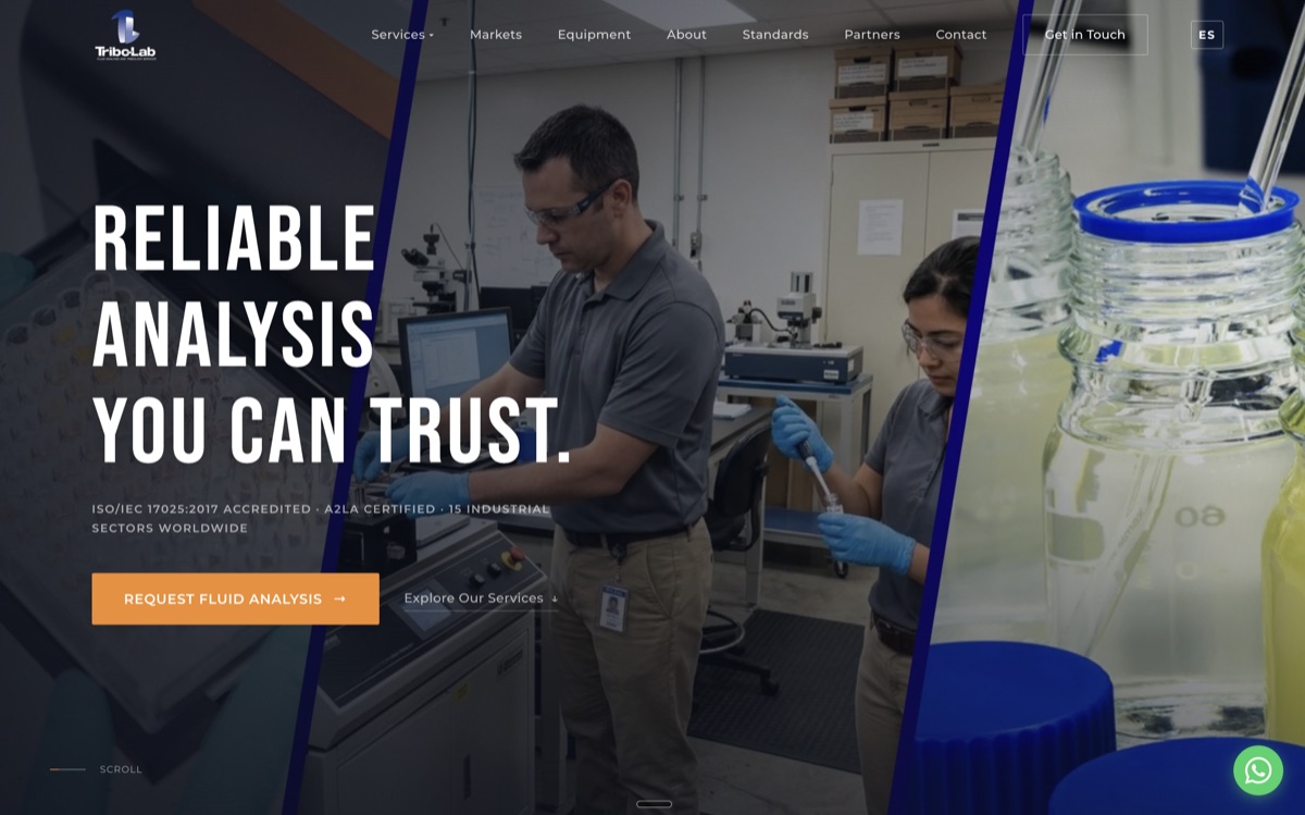 Tribo-labs website